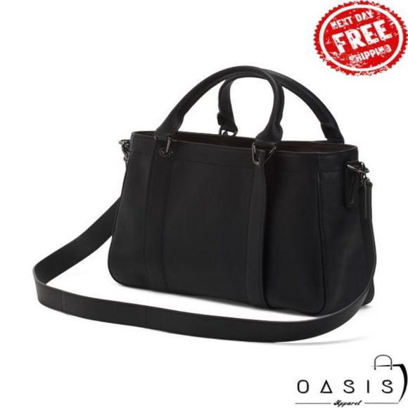 LONGCHAMP Leather Le Pliage Top Handle Tote With Shoulder Strap/ Women's Bag - Picture 4 of 4